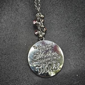 💓🌹'Maternal Blessing Pink Silver Necklace Matching Earrings Paparazzi🌹💓